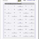 5th Grade Roman Numerals Worksheet For Grade 5 Best Worksheet